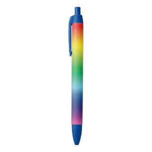 プライド虹色lgbt lgbtqゲイフラグパターン 黒ボールペン