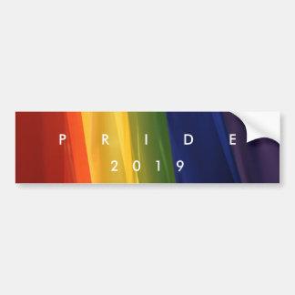 プライド虹 バンパーステッカー