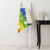 プライド虹 |白いハート | Sherpa毛布 シェルパブランケット (インサイチュ)