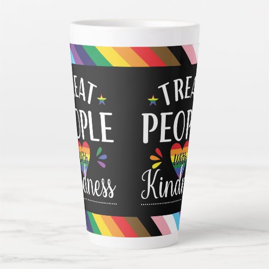 プライド親切 カフェラテマグ (正面)