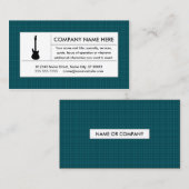 プライド電気ギター 名刺 (正面/裏面)