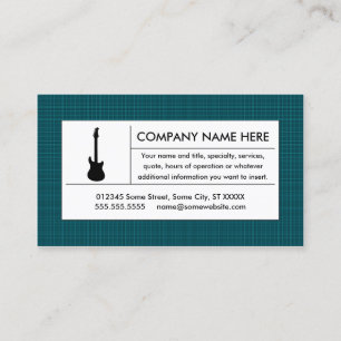 プライド電気ギター 名刺