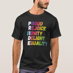 プライド頭字語 Tシャツ
