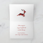 プライド飛んでいるトナディアホリデーカード シーズンカード (内部)