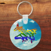 プライド飛行機 キーホルダー (正面)