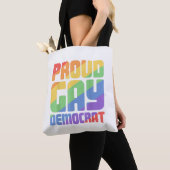 プライド高いゲイの民主党員 面白いLGBT トートバッグ (クローズアップ)