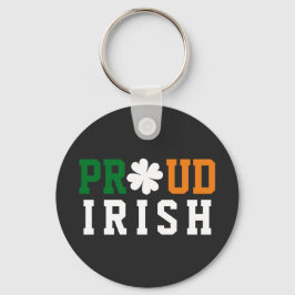 プライド高きアイルランドシャムロック ラッキークローバー  St Paddy キーホルダー