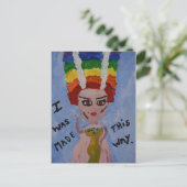 プライド2016はがき – 私はこのようにして作られた。 ポストカード (スタンド正面)