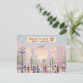 「プライド2025 – 愛は無限」 ポストカード (スタンド正面)