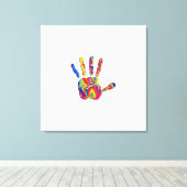 プライド30" * 30"ラップされたキャンバスプリント キャンバスプリント (インサイチュ (ウッドフロア))