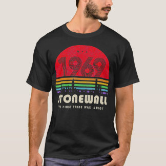 プライド50周年記念ストーンウォール1969は暴動だった Tシャツ