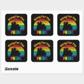 プライド70のオートバイレインボーサンセットに沿って スクエアシール (シート)