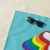 プライド70年代のスタイル ビーチタオル (インサイチュ)