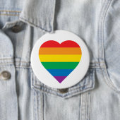 プライド|のカラフルな虹のデザイン 缶バッジ (インサイチュ)