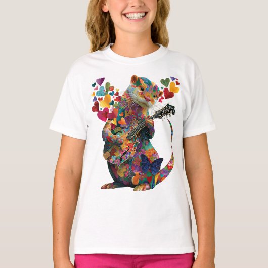 プライド+アニマル+ミュージシャン - Tシャツ (正面)