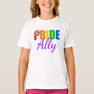 プライド・アリー・ゲイ・ストレート・アライアンス・レインボーLGBTキッ Tシャツ