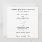 プライド ウェディング 招待状 同性愛 カード (裏面)