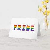 プライド カード (黄色い花)