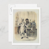 プライド、キッチンで、一連のプリントdepiから ポストカード (正面/裏面)