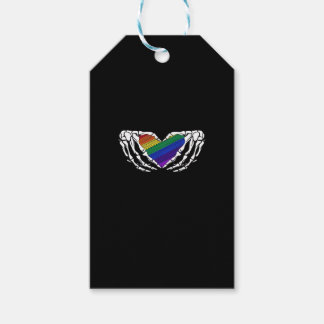 プライド – スケルトンハンズホールドハートクラシック ギフトタグ