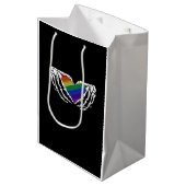 プライド – スケルトンハンズホールドハートクラシック ミディアムペーパーバッグ (正面アングル)