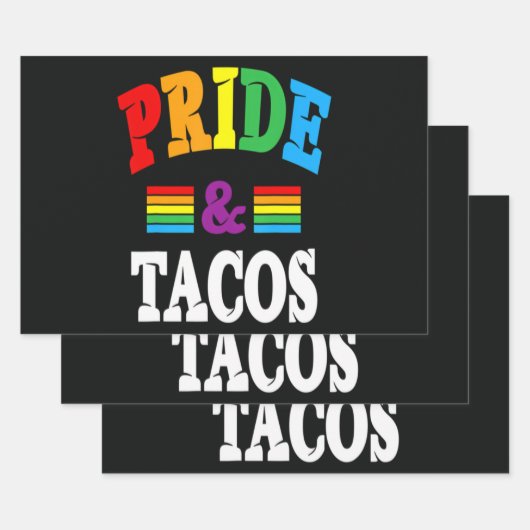 プライド タコス LGBT ラッピングペーパーシート (セット)