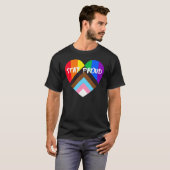 プライド・ハート・プログレス旗 誇りを貫け Tシャツ (正面フル)