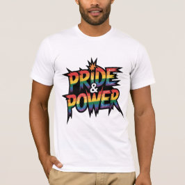プライド&パワーLGBTQ Tシャツ