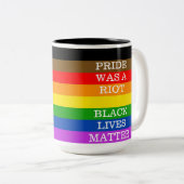 プライド/ブラックライフマートマグ ツートーンマグカップ (正面右)