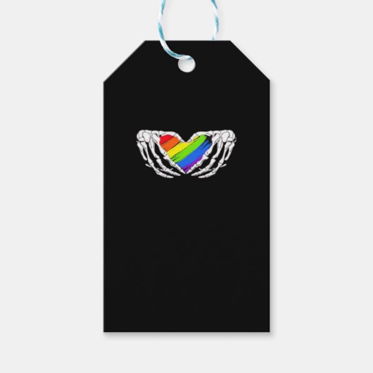 プライド-プライドスケルトンハンドとハートクラシック2 ギフトタグ (正面)