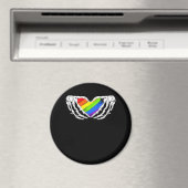 プライド-プライドスケルトンハンドとハートクラシック2 マグネット (インサイチュ (食洗機))