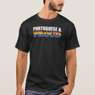 プライド ポルトガル語 ゲイ レズビアン レインボー LGBTQ Tシャツ