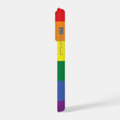 プライド・マンス LGBTQ+ アイデンティティを祝おう More Pride Less Preju iPhoneケース (左側面)