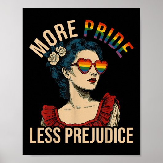 プライド・マンス LGBTQ+ ゲイ レズビアン 誇り高く ポスター (正面)