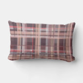 プライド・モノグラム・マルーン赤面ピンクタンピーチ ランバークッション (裏面)