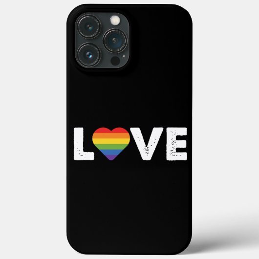 プライド・ラブ・イズ・ラブ・ゲイ・エクイティ・レインボー・LGBTQ  Case-Mate iPhoneケース (裏面)