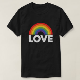 プライド・ラブ・イズ・ラブ・ゲイ・エクイティ・レインボー・LGBTQ Tシャツ