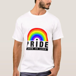 プライド・ラブ・イズ・ラブ LGBTQ Tシャツ