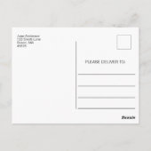 プライド レインボー カラー 感謝の気持ちを伝えるポストカード ポストカード (裏面)