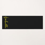 プライド レインボー カラー 縫い付け ハート ヨガマット (裏面(横))