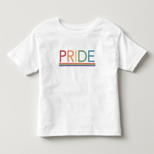 プライド レインボー トドラーTシャツ (正面)