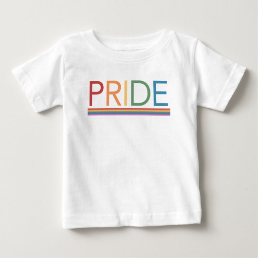 プライド レインボー ベビーTシャツ (正面)