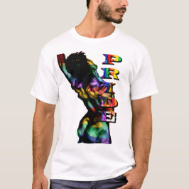プライド レインボー 男性トルソー Tシャツ