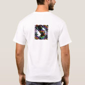 プライド レインボー 男性トルソー Tシャツ (裏面)
