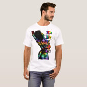 プライド レインボー 男性トルソー Tシャツ (正面フル)