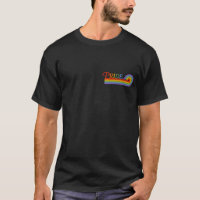 プライド·レインボーLGBTQメンズ·ベーシック·ダークTシャツ