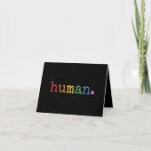 プライド 人権 LGBT レインボー LGBTQ 平等 カード (正面)