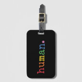 プライド 人権 LGBT レインボー LGBTQ 平等 ラゲッジタグ (正面縦)