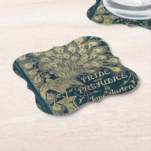プライド・偏見の枕 ペーパーコースター (アングル)