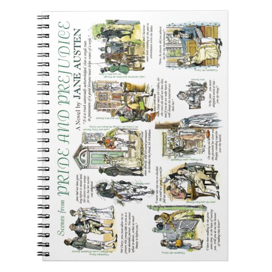 プライド&偏見ノート ノートブック (正面)